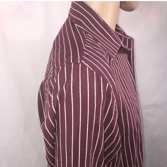 Express 1MX Modern Fit Long Sleeve Button Down - Picture 4 of 8